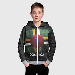 Толстовка на молнии детская Dominica Style, цвет: 3D-меланж — фото 2