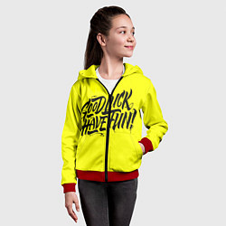 Толстовка на молнии детская GL HF, цвет: 3D-красный — фото 2