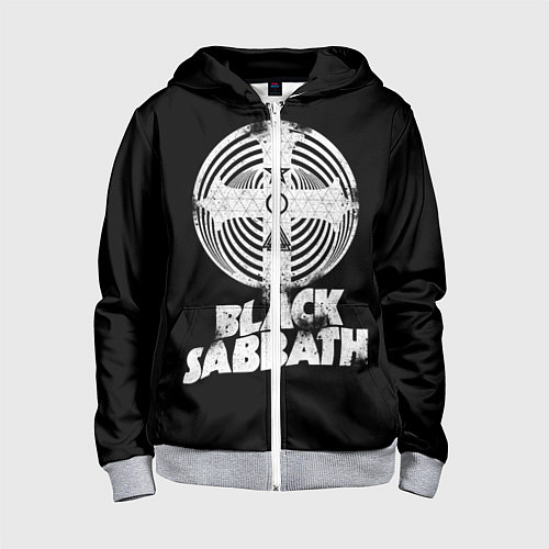 Детская толстовка на молнии Black Sabbath: Faith / 3D-Меланж – фото 1