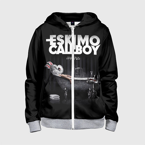 Детская толстовка на молнии Eskimo Callboy: Crystalis / 3D-Меланж – фото 1