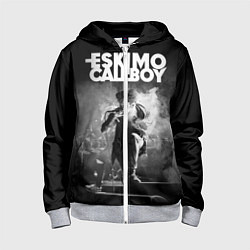 Толстовка на молнии детская Eskimo Callboy, цвет: 3D-меланж