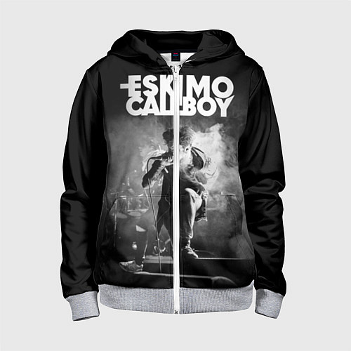 Детская толстовка на молнии Eskimo Callboy / 3D-Меланж – фото 1