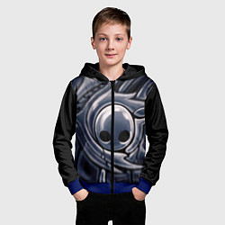 Толстовка на молнии детская Hollow Knight, цвет: 3D-синий — фото 2