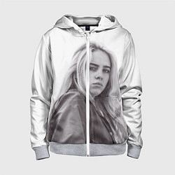 Толстовка на молнии детская BILLIE EILISH, цвет: 3D-меланж