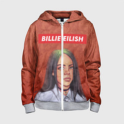 Детская толстовка на молнии Billie Eilish