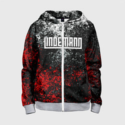 Толстовка на молнии детская LINDEMANN: Colour Splash, цвет: 3D-меланж