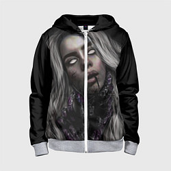 Детская толстовка на молнии BILLIE EILISH