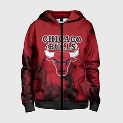 Детская толстовка на молнии CHICAGO BULLS