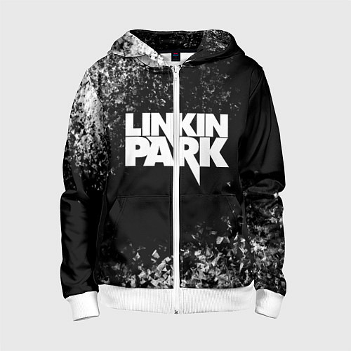 Детская толстовка на молнии Linkin Park / 3D-Белый – фото 1