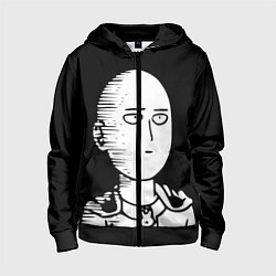 Толстовка на молнии детская ONE-PUNCH MAN, цвет: 3D-черный