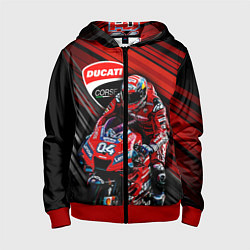 Детская толстовка на молнии Andrea Dovizioso