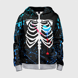 Толстовка на молнии детская UNDERTALE, цвет: 3D-меланж