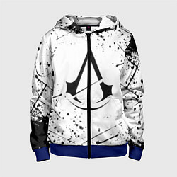 Толстовка на молнии детская ASSASSINS CREED, цвет: 3D-синий