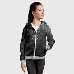 Толстовка на молнии детская ВЕДЬМАК, цвет: 3D-меланж — фото 2