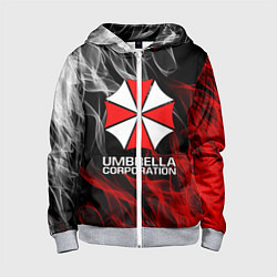 Толстовка на молнии детская UMBRELLA CORP, цвет: 3D-меланж