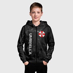 Толстовка на молнии детская UMBRELLA CORP, цвет: 3D-черный — фото 2