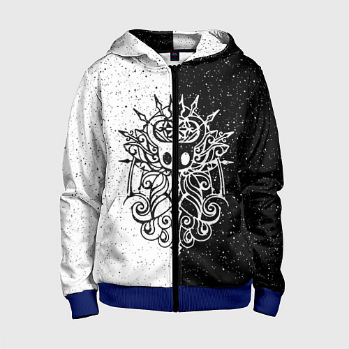 Детская толстовка на молнии Hollow Knight / 3D-Синий – фото 1