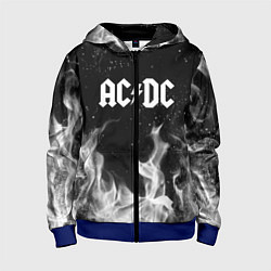 Детская толстовка на молнии AC DC