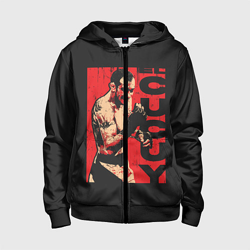 Детская толстовка на молнии Tony Ferguson / 3D-Черный – фото 1