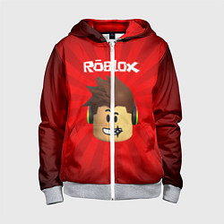 Толстовка на молнии детская ROBLOX, цвет: 3D-меланж