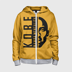 Детская толстовка на молнии Kobe Mamba mentality