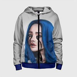 Детская толстовка на молнии BILLIE EILISH