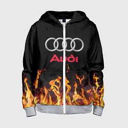 Детская толстовка на молнии AUDI