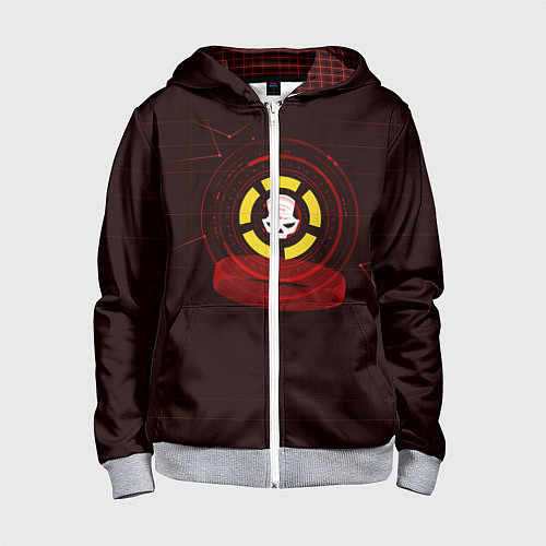 Детская толстовка на молнии The Division 2 / 3D-Меланж – фото 1