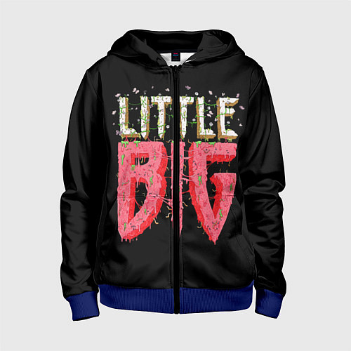 Детская толстовка на молнии Little Big / 3D-Синий – фото 1