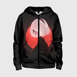 Детская толстовка на молнии 2b Nier Black