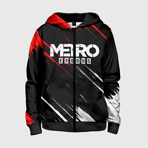 Детская толстовка на молнии METRO EXODUS / 3D-Черный – фото 1