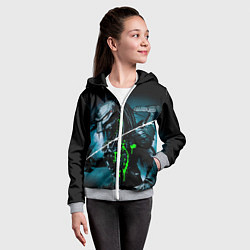 Толстовка на молнии детская PREDATOR, цвет: 3D-меланж — фото 2