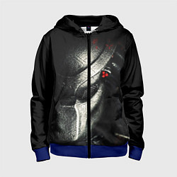 Толстовка на молнии детская PREDATOR, цвет: 3D-синий