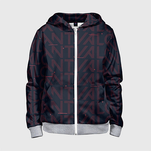 Детская толстовка на молнии Valorant art / 3D-Меланж – фото 1