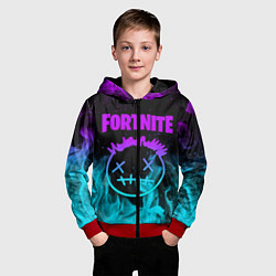Толстовка на молнии детская FORTNITE X TRAVIS SCOTT, цвет: 3D-красный — фото 2