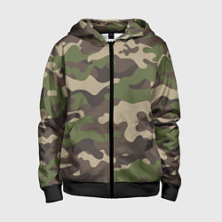 Детская толстовка на молнии МИЛИТАРИ