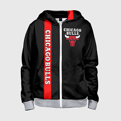 Детская толстовка на молнии CHICAGO BULLS