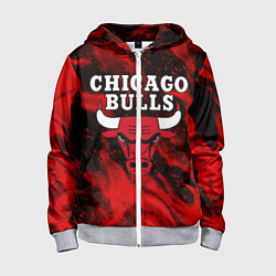 Детская толстовка на молнии CHICAGO BULLS