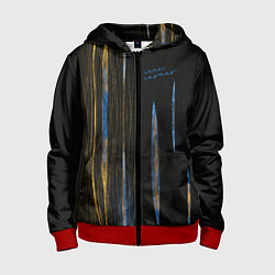 Толстовка на молнии детская Cells at Work Inner Cosmos, цвет: 3D-красный