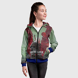 Толстовка на молнии детская The Witcher 5-летие, цвет: 3D-синий — фото 2