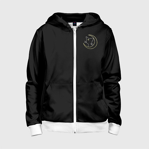 Детская толстовка на молнии Сэйлор мун / 3D-Белый – фото 1