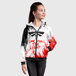 Толстовка на молнии детская THE LAST OF US II, цвет: 3D-черный — фото 2