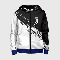 Толстовка на молнии детская JUVENTUS, цвет: 3D-синий