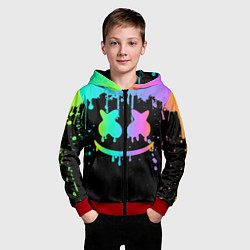 Толстовка на молнии детская MARSHMELLO, цвет: 3D-красный — фото 2