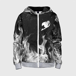 Толстовка на молнии детская FAIRY TAIL ХВОСТ ФЕИ, цвет: 3D-меланж