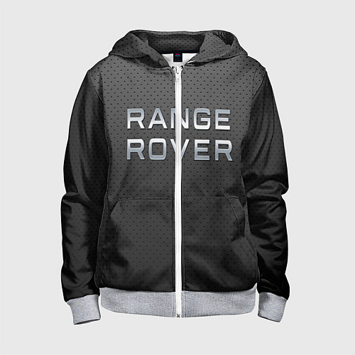 Детская толстовка на молнии Range rover / 3D-Меланж – фото 1