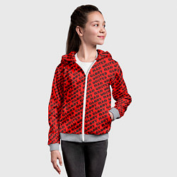 Толстовка на молнии детская Манчестер Юнайтед Glory Glory, цвет: 3D-меланж — фото 2