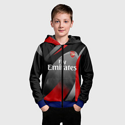 Толстовка на молнии детская ARSENAL UNIFORM, цвет: 3D-синий — фото 2