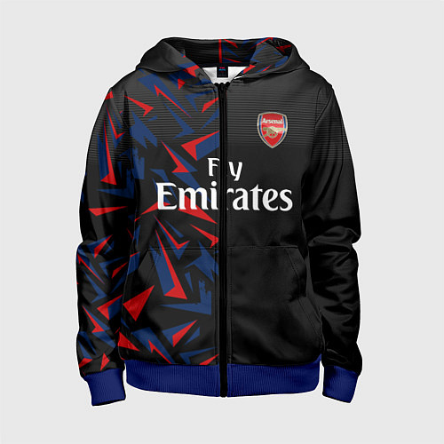 Детская толстовка на молнии ARSENAL UNIFORM 2020 / 3D-Синий – фото 1