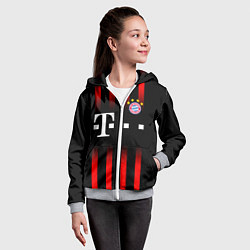 Толстовка на молнии детская FC Bayern Munchen, цвет: 3D-меланж — фото 2